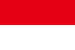 Fahne von Indonesien